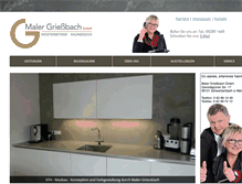 Tablet Screenshot of maler-griessbach.de